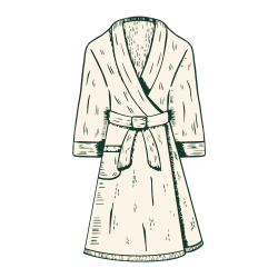 Silk Sauna Robe